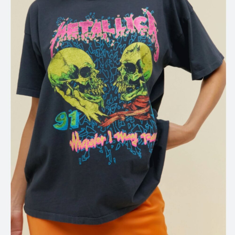 Graphic Daydreamer Metallica Wherever I May Roam Band Tour T-shirt - Sz: XS